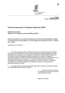 Comité de Desarrollo y Propiedad Intelectual (CDIP)