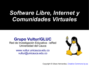 Software Libre, Internet y Comunidades Virtuales