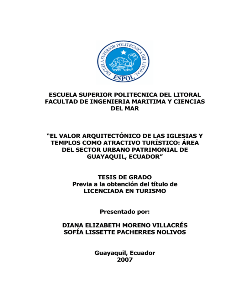 ESCUELA SUPERIOR POLITECNICA DEL LITORAL FACULTAD