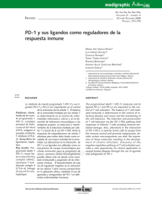 PD-1 y sus ligandos como reguladores de la
