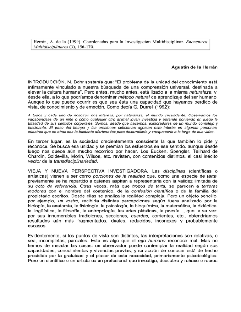 Coordenadas Para La Investigación Multidisciplinar 1160