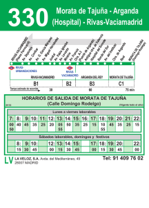 Morata de Tajuña - Arganda (Hospital) - Rivas