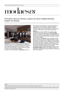 Florentino abre en Vitoria y supera los doce establecimientos