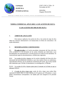 consejo ole&iacute;cola internacional norma comercial aplicable a los