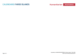 Calendario Faroe Islands - HumanitarianResponse.info