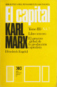 El capital tomo 3 vol 7