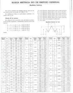 ROSCA METRICA ISO DE EMPLEO GENERAL