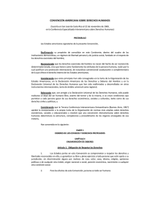 Convención Americana sobre Derechos Humanos