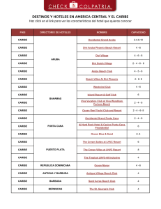 destinos y hoteles en america central y el caribe