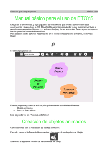 Manual básico para el uso de ETOYS Creación de objetos animados