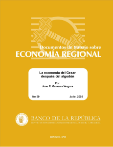 La economía del Cesar después del algodón