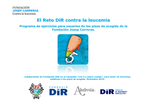 Diapositiva 1 - Fundación Josep Carreras