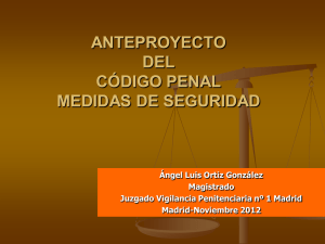 Anteproyecto del Código Penal, Ángel Luis Ortiz
