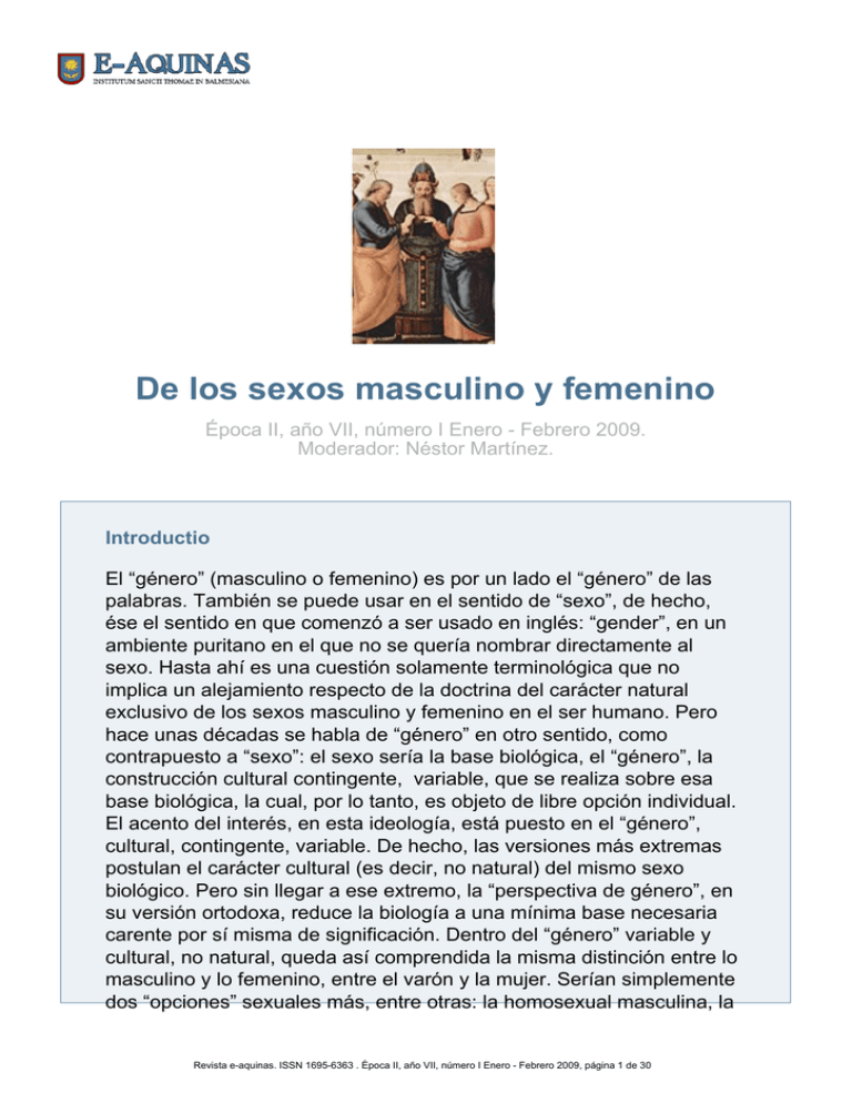 De los sexos masculino y femenino (PDF 95 KB) - E