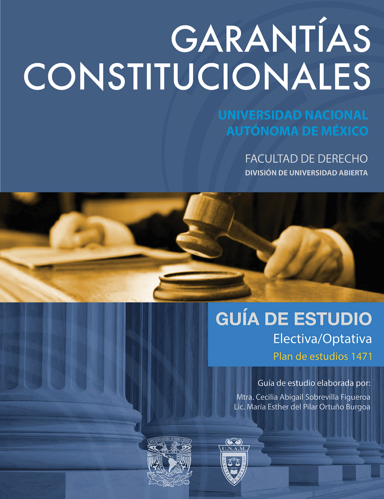 Garantías Constitucionales - Facultad De Derecho