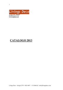catalogo 2013 - Livings Deco