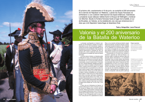 Valonia y el 200 aniversario de la Batalla de Waterloo