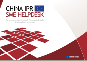 China IPR SME Helpdesk Folleto