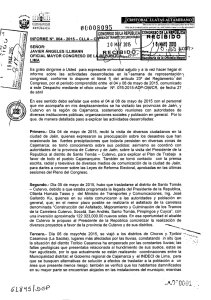 Informe - Congreso de la República