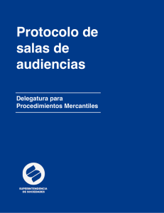 Protocolo salas de audiencias - Superintendencia de Sociedades