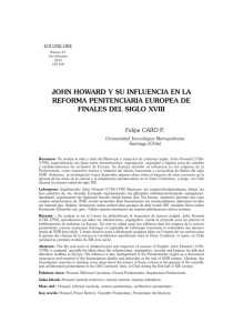 John Howard y su influencia en la reforma penitenciaria europea