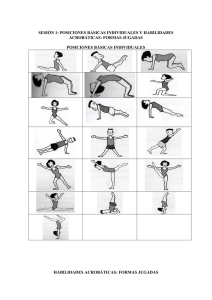 SESIÓN 1: POSICIONES BÁSICAS INDIVIDUALES Y HABILIDADES