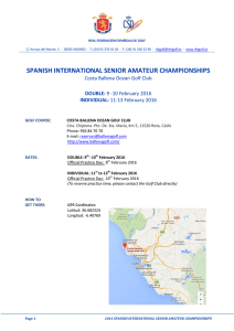 spanish international senior amateur championships