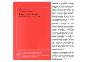 La obra de Jorge Luis Borges no cabe en ningún tipo de