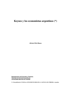 Keynes y los economistas argentinos (*)