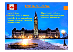 Presentación de la Embajada de Canadá