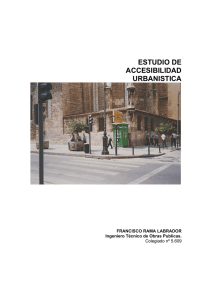 estudio de accesibilidad urbanistica