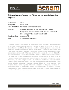 Diferencias anatómicas por TC de las hernias de la región inguinal