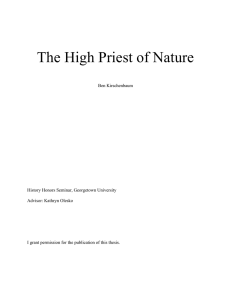 The High Priest of Nature