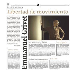 Libertad de movimiento - La gaceta de la Universidad de Guadalajara