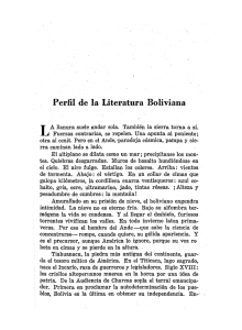 Perfil de la Literatura Boliviana