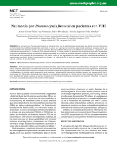 Neumonía por Pneumocystis jirovecii en pacientes