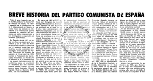 breve historia del partido comunista de españa