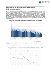 Estadísticas de la OCDE sobre la salud 2014 Chile en