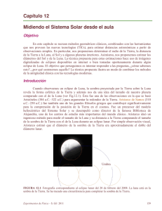 Midiendo el Sistema Solar desde el aula - Física re