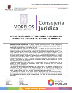 ley de ordenamiento territorial y desarrollo urbano