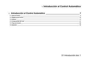 1. Introducción al Control Automático