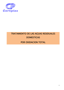 Depuradoras por oxidacion total