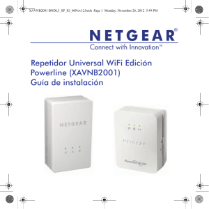 Universal WiFi Range Extender - Powerline Edition (XAVNB2001