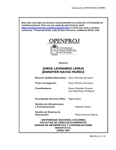 Manual de Open Project