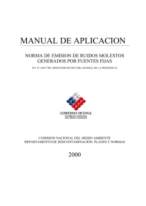 Manual de Aplicación Norma de Emisión de Ruidos Molestos