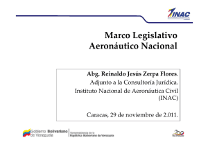 Marco Legislativo Aeronáutico Nacional