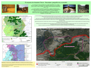 El proyecto de Autopista Toluca - Naucalpan