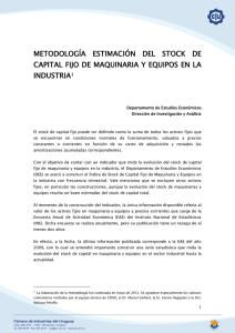 índice de inversión en maquinaria y equipos (imeq)