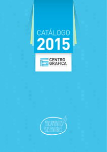 catálogo - Centro Gráfica SA