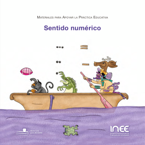 Sentido numérico - Publicaciones del INEE